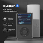 128GB MP3 Music Player with Bluetooth, HiFi Sound, FM Radio & Video Playback