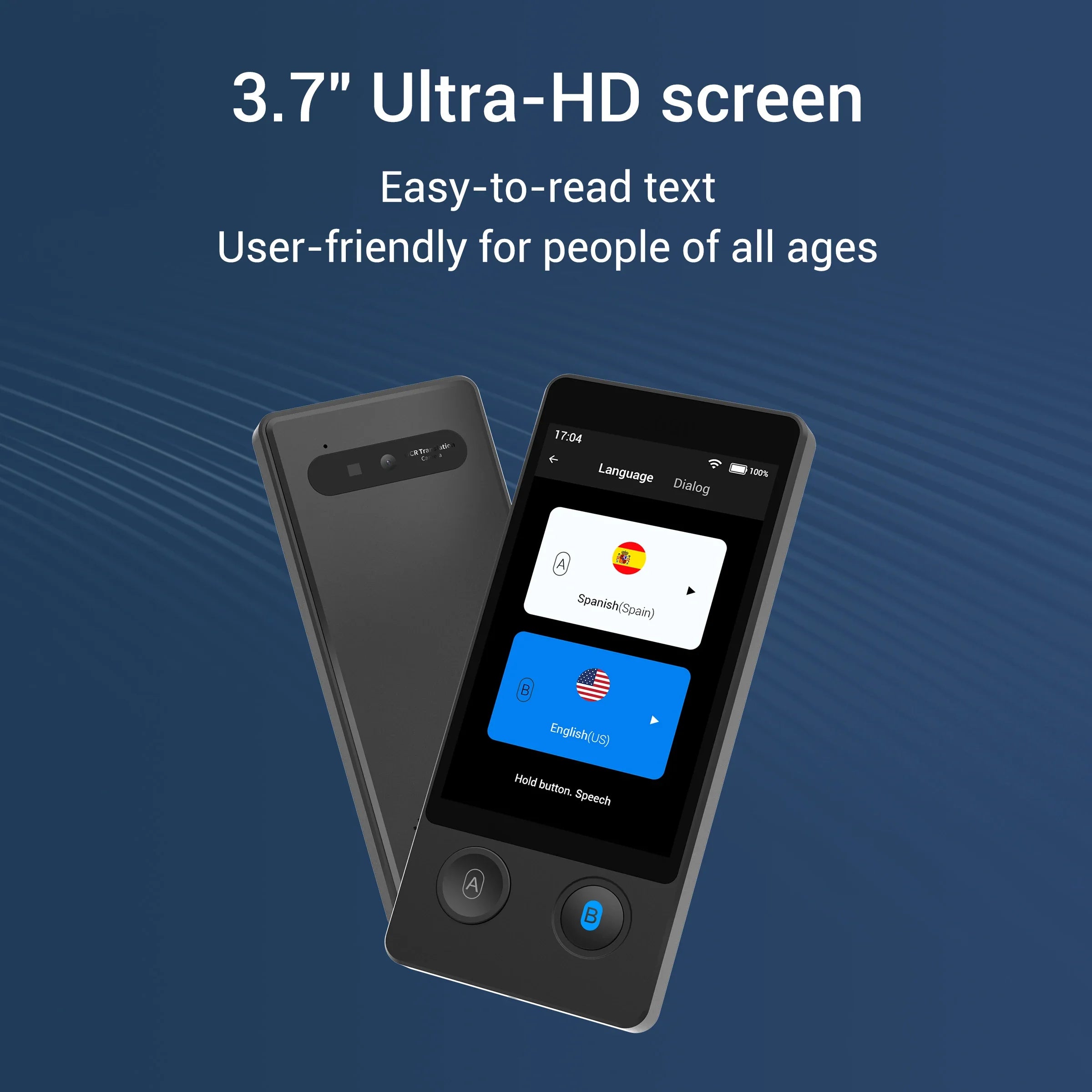 Travel-Friendly Multi-Language Translator with Long Battery Life