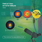 Compact 15-45x50 Zoom Spotting Scope for Outdoor Use with Tripod