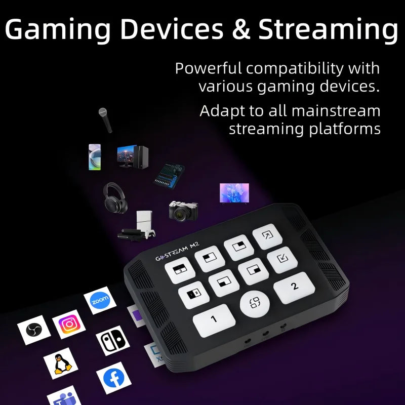 2-in-1 4K HDMI Capture Card & Switch with USB 3.0 and Audio Out