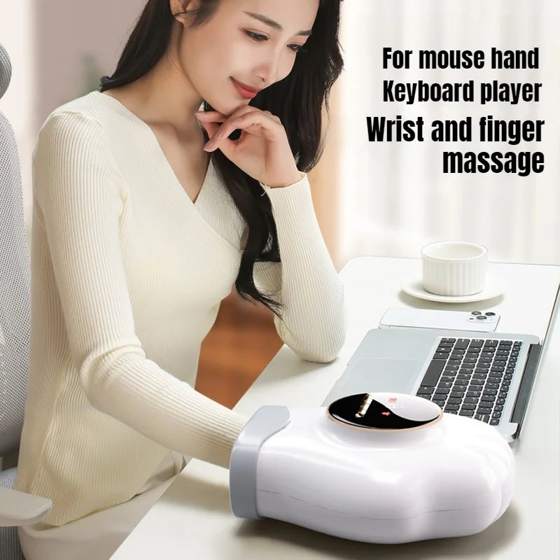 Portable Hand Massager with Air Wave & Finger Joint Massage for Home Use