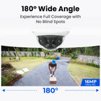 16MP Smart Outdoor IP Camera with Motion Detection
