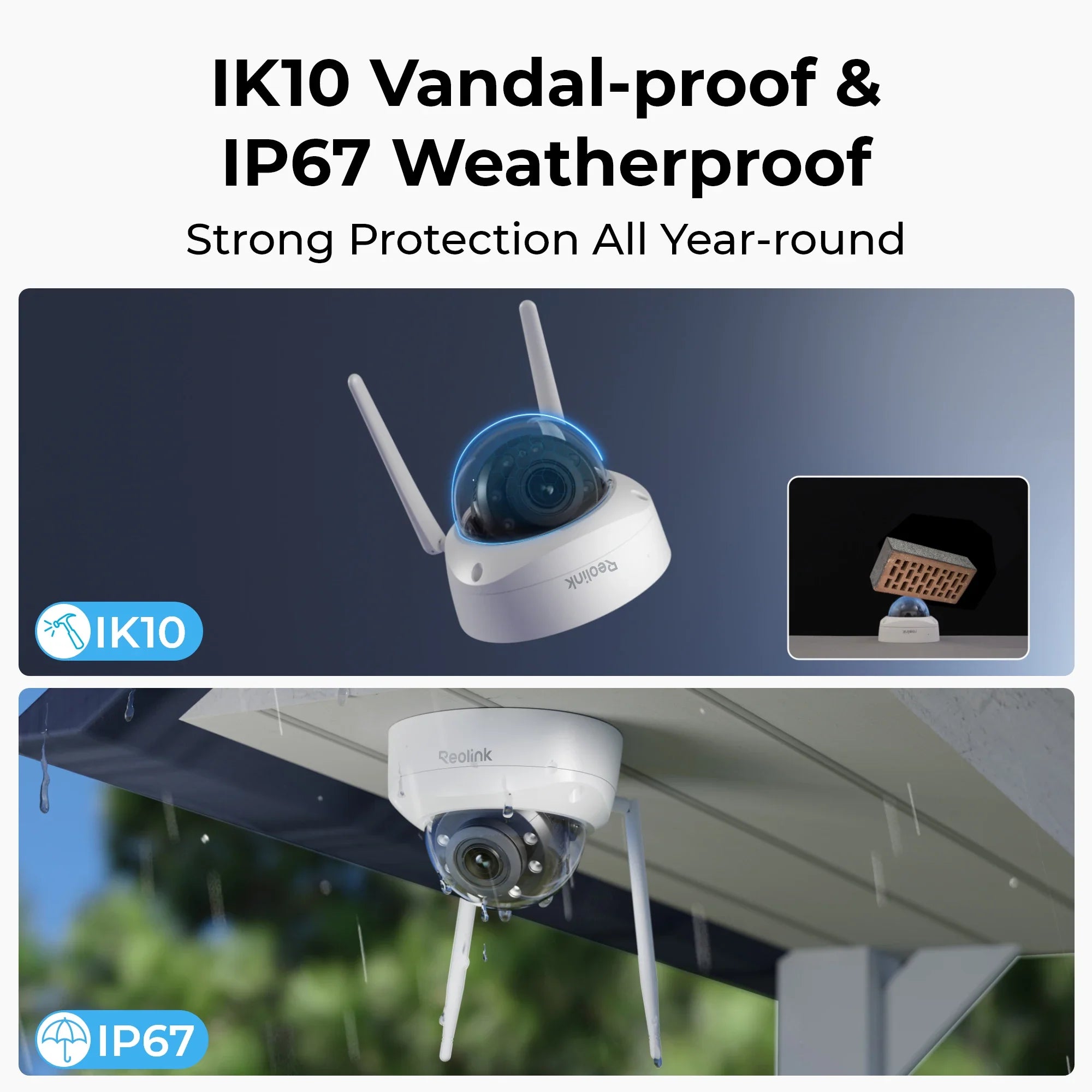 Outdoor 8MP IP Camera with Night Vision and Storage