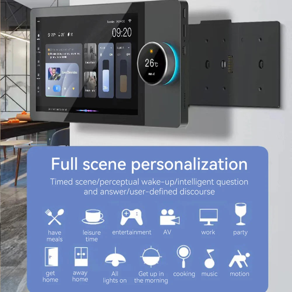 Multi-Functional WiFi Zigbee Smart Home Wall Panel