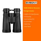 8x42 Waterproof ED Binoculars for Birdwatching and Travel
