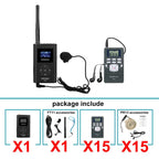 Portable Wireless Tour Guide System 1 Transmitter 15 Receivers