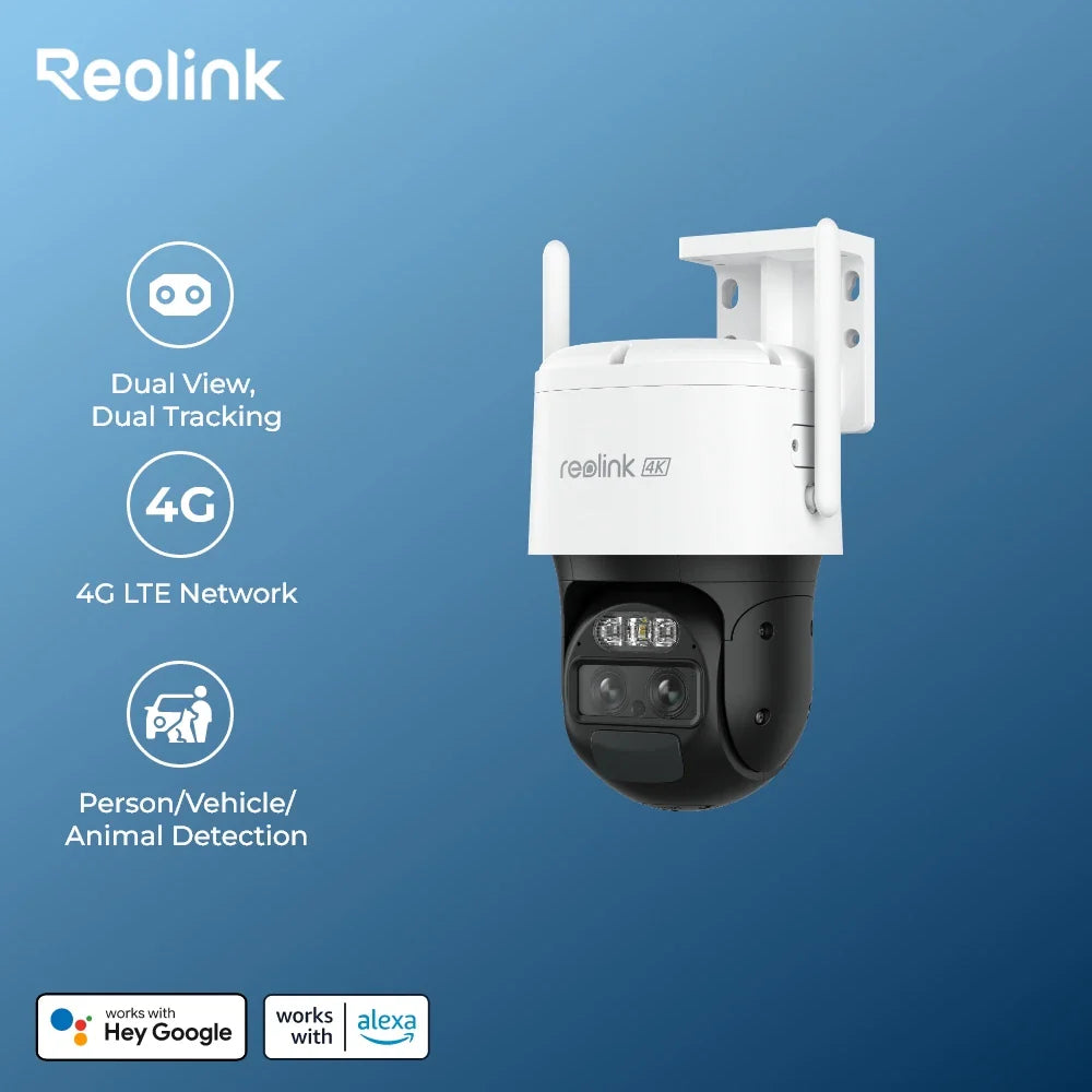 8MP 4G Solar Wireless Outdoor PT Camera with Zoom