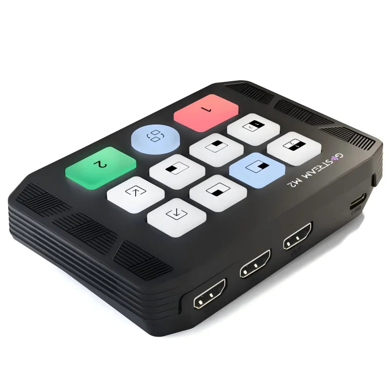 2-in-1 4K HDMI Capture Card & Switch with USB 3.0 and Audio Out