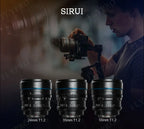 16mm T1.2 Black Cine Lens for Full Frame Cameras
