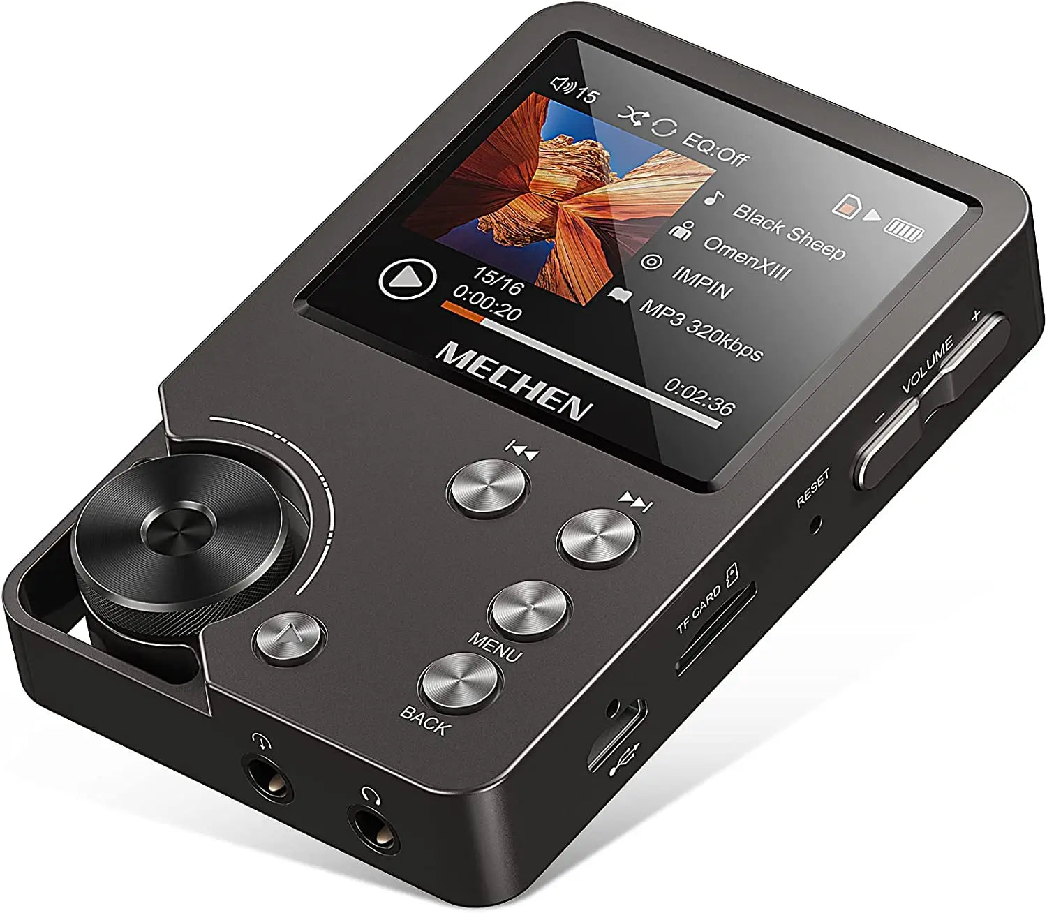 High-Resolution Digital Audio Player, 64GB Card Included, 25h Battery