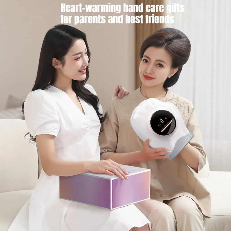 Portable Hand Massager with Air Wave & Finger Joint Massage for Home Use