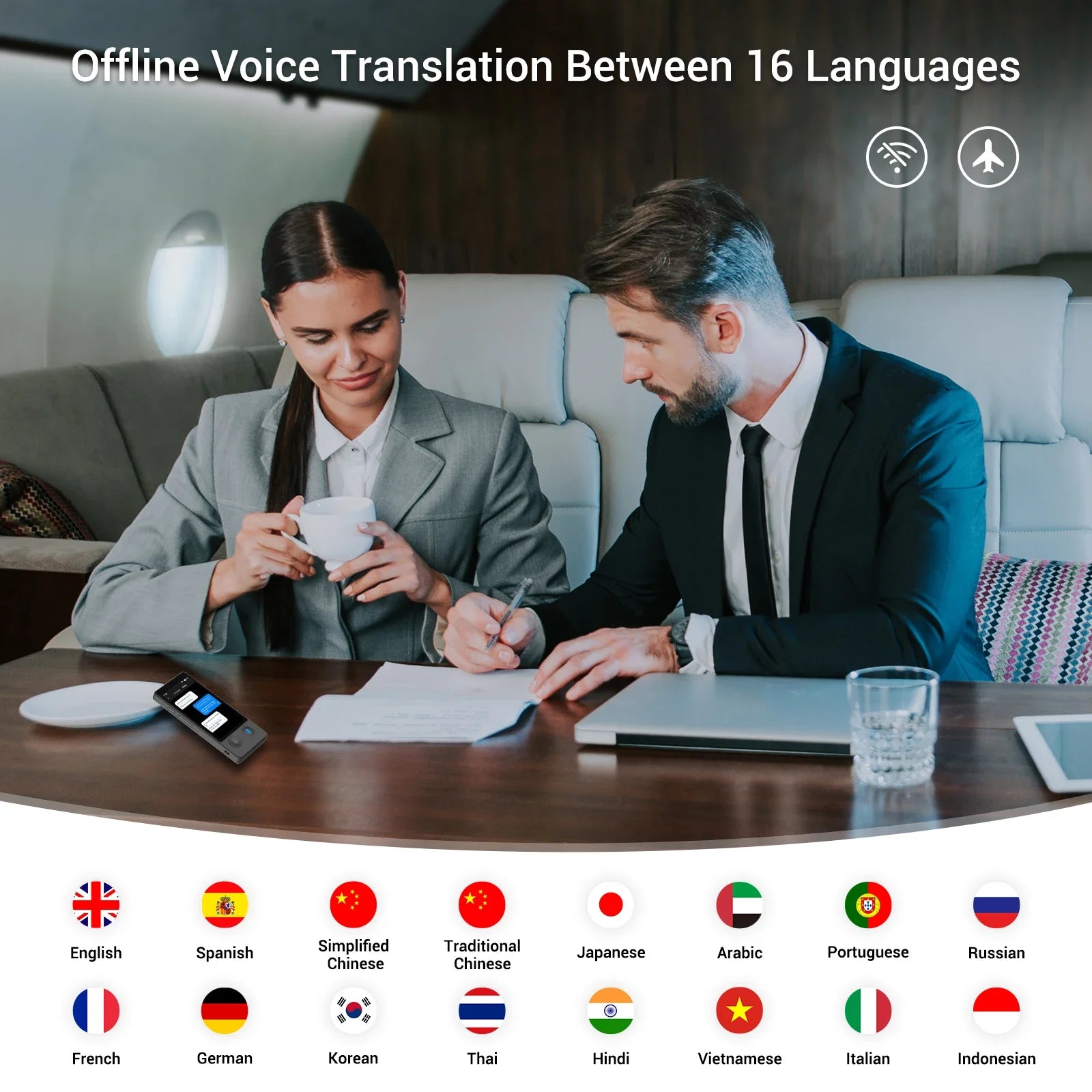 Travel-Friendly Multi-Language Translator with Long Battery Life