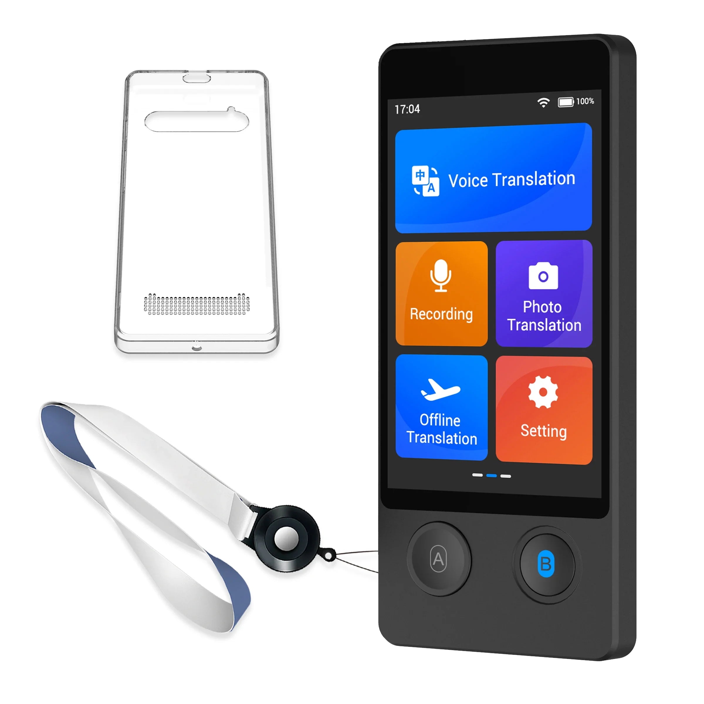 Travel-Friendly Multi-Language Translator with Long Battery Life