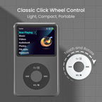 128GB MP3 Music Player with Bluetooth, HiFi Sound, FM Radio & Video Playback