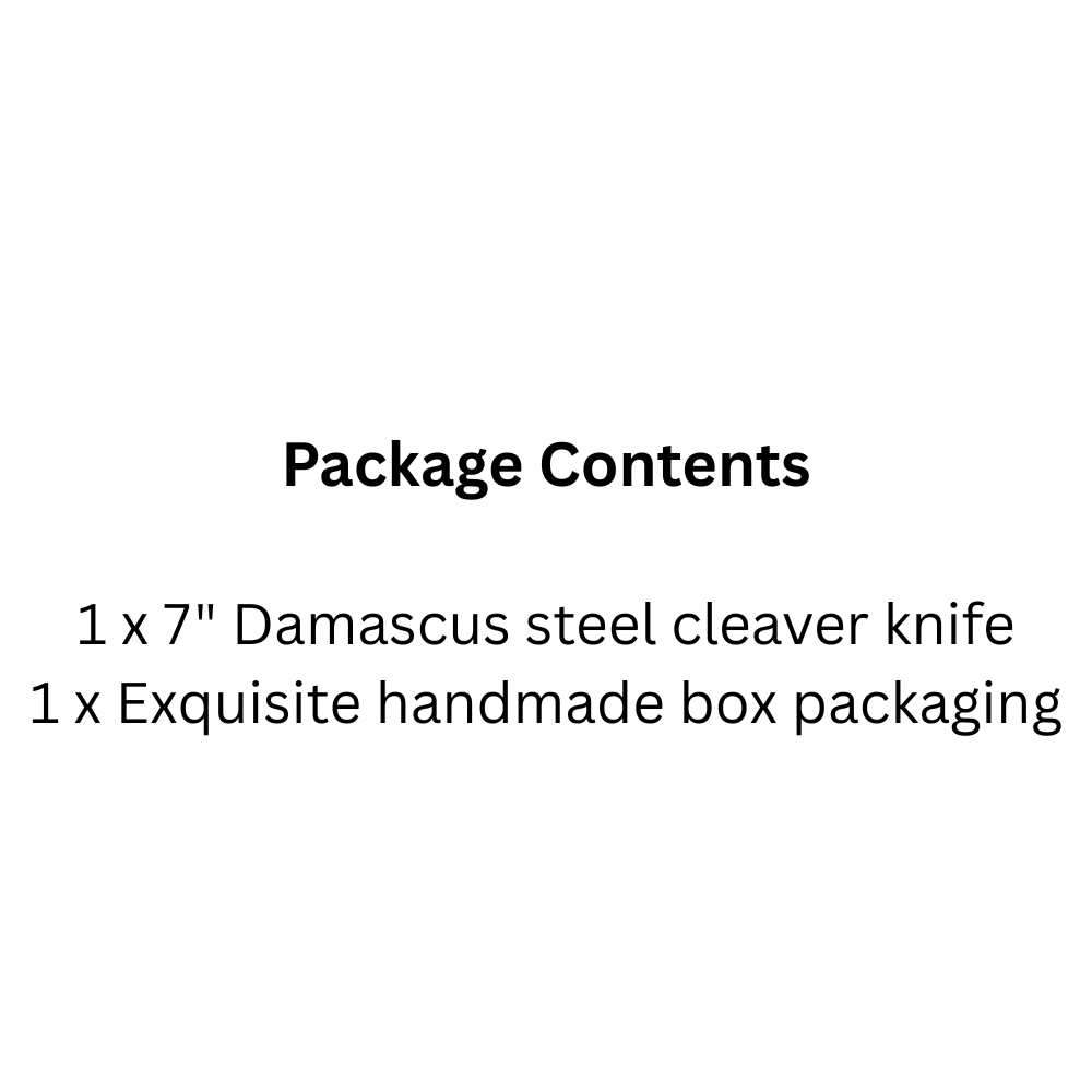 7" Dual-Core Damascus Kitchen Knife with Ergonomic Handle