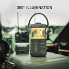 Outdoor Bluetooth Speaker with Lantern, 38H Playtime, IP67