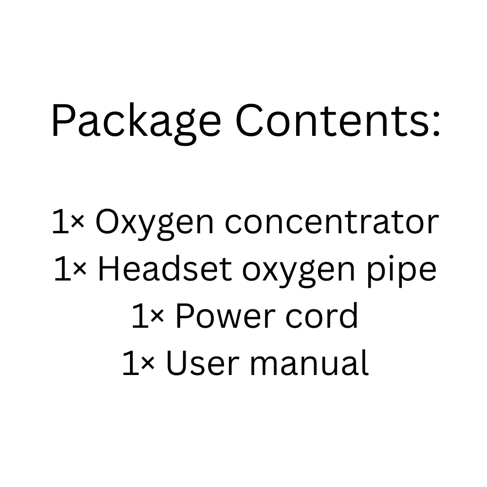 5L Portable Oxygen Concentrator for Home Use – Quiet 24H Operation, Adjustable Flow