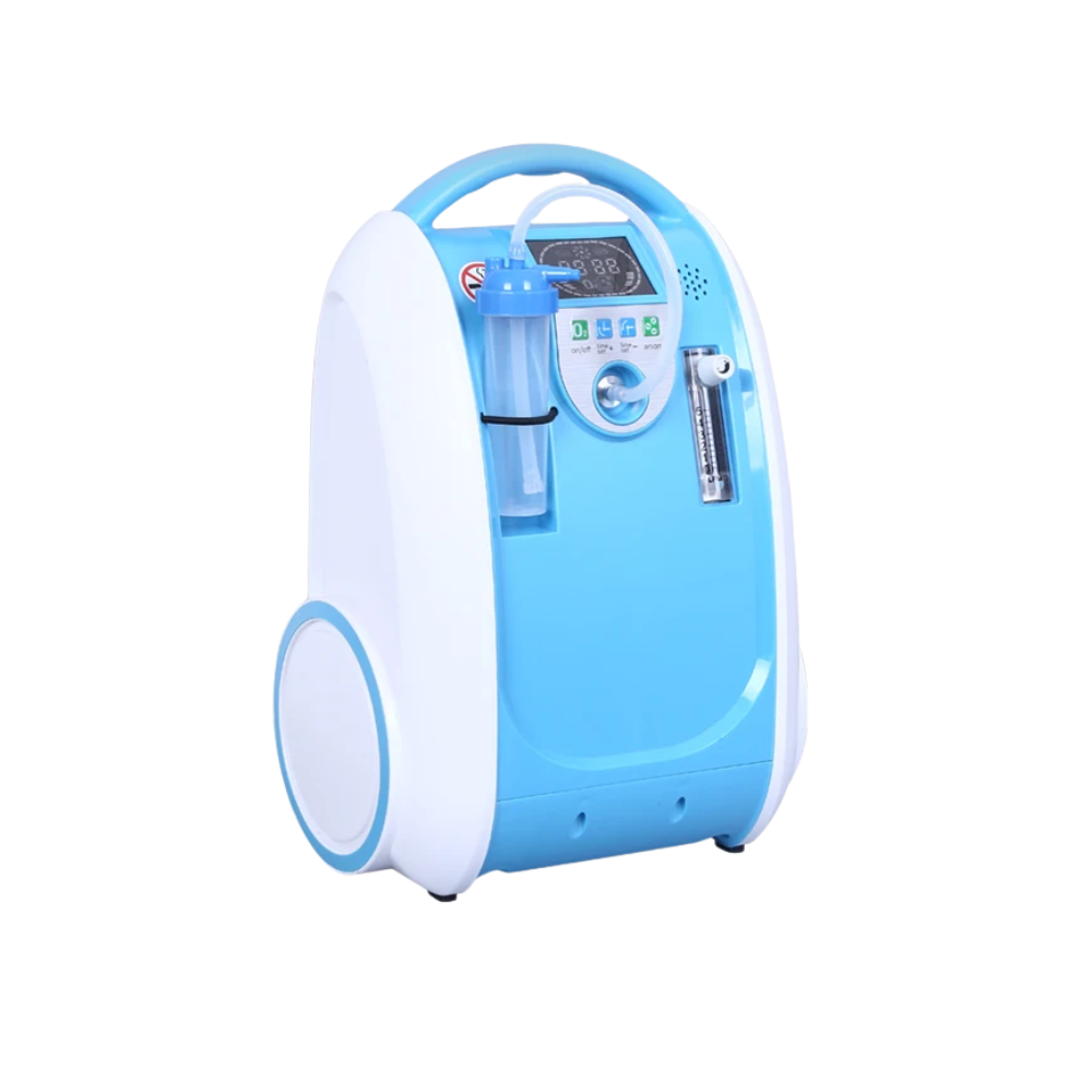 5L Portable Oxygen Concentrator for Home Use – Quiet 24H Operation, Adjustable Flow