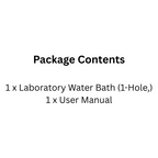 300W Digital Lab Water Bath , Single Hole, Precise Temperature Control