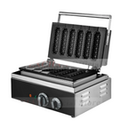 6PCS Electric Waffle & Sausage Maker – Non-Stick Hot Dog & Muffin Grill for Home Use