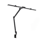 Led Desk Lamp with Clamp, Architect Desk Lamp for Home Office with Atmosphere Lighting, 24W Ultra Bright Auto Dimming Desk Light