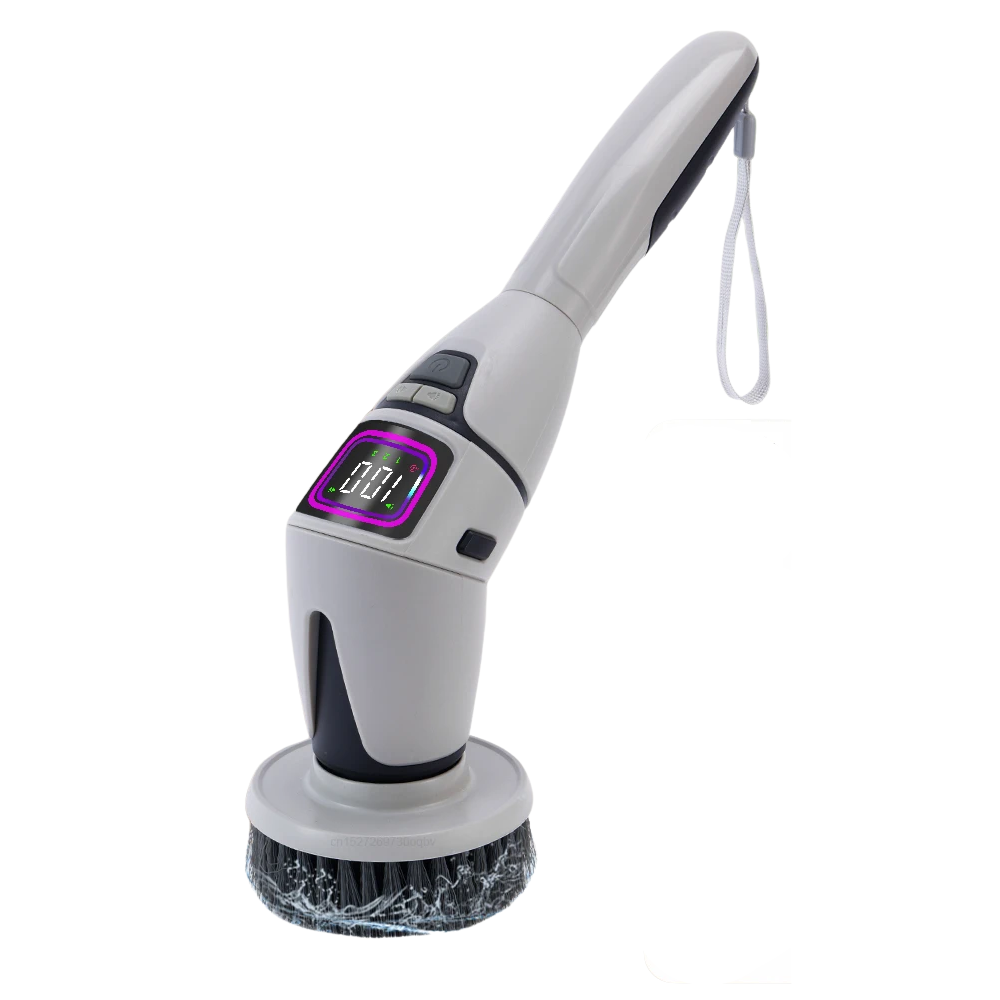 Rechargeable Bathroom Scrubber – Multifunctional Spin Brush for Home Cleaning