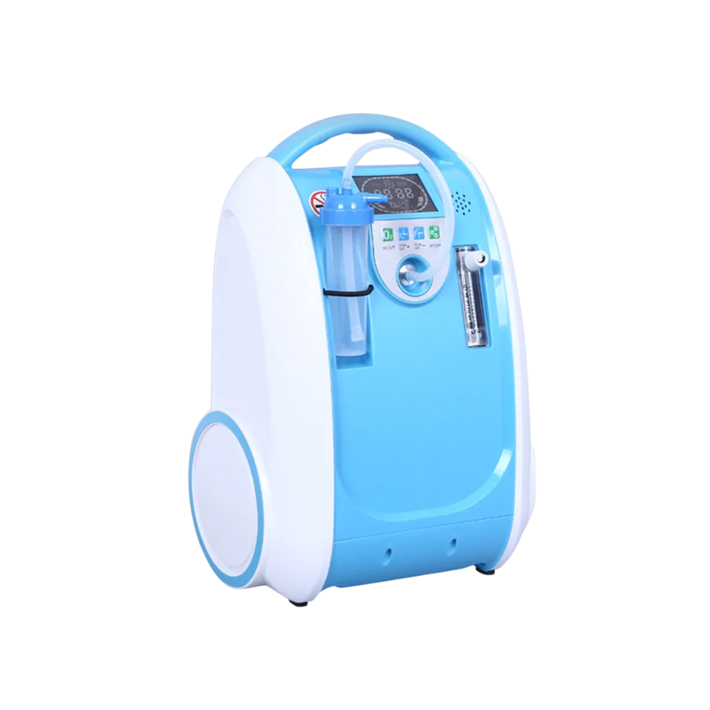 Adjustable 1–5L Oxygen Concentrator – Quiet Home Respirator for Continuous Air Flow
