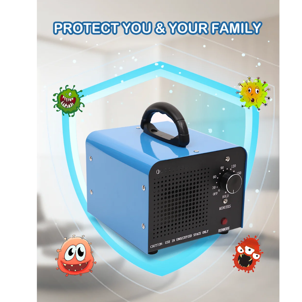 Portable 10,000mg h Ozone Machine – Odour Eliminator for Commercial & Home Use