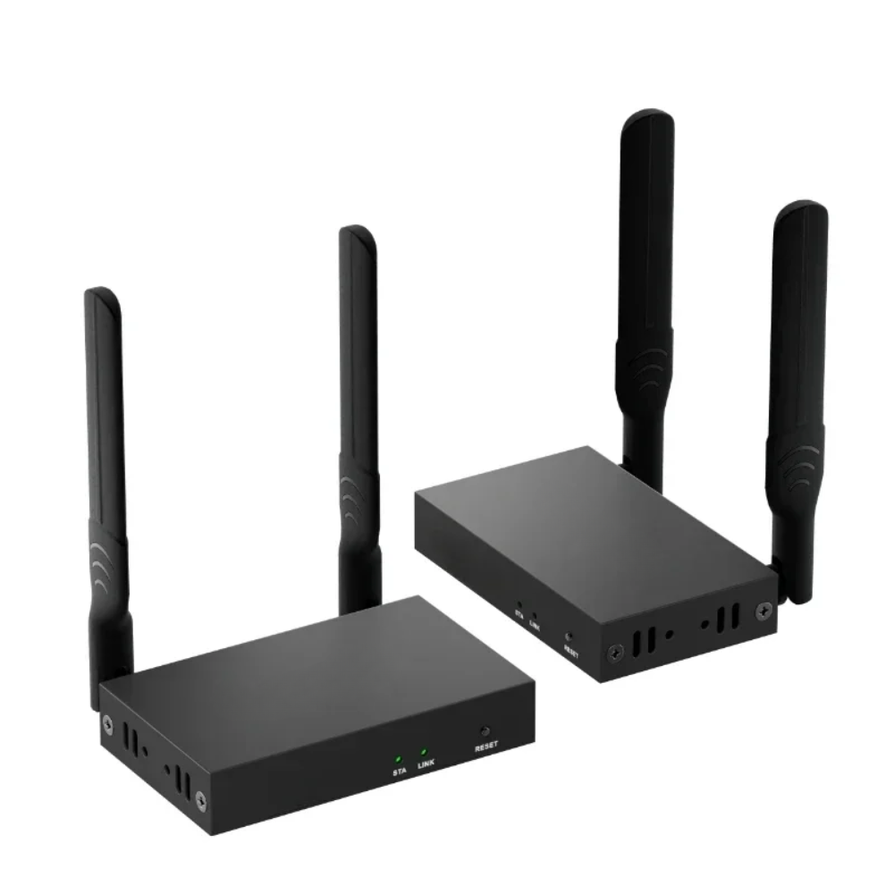 1080p Wireless HDMI Transmitter & Receiver – 500M Signal Range for Displays & Laptops