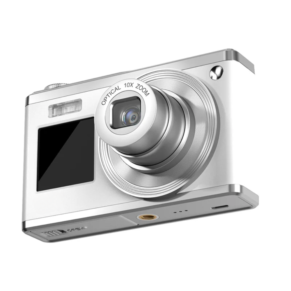 Portable 4K Digital Camera – Dual Screen, 16x Zoom, Waterproof Design for Home & Outdoors