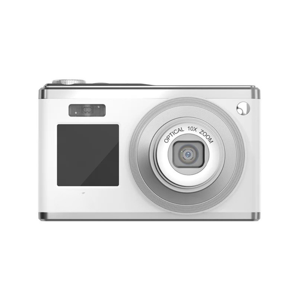 Portable 4K Digital Camera – Dual Screen, 16x Zoom, Waterproof Design for Home & Outdoors