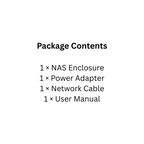 2.5" Diskless NAS Enclosure with App Access