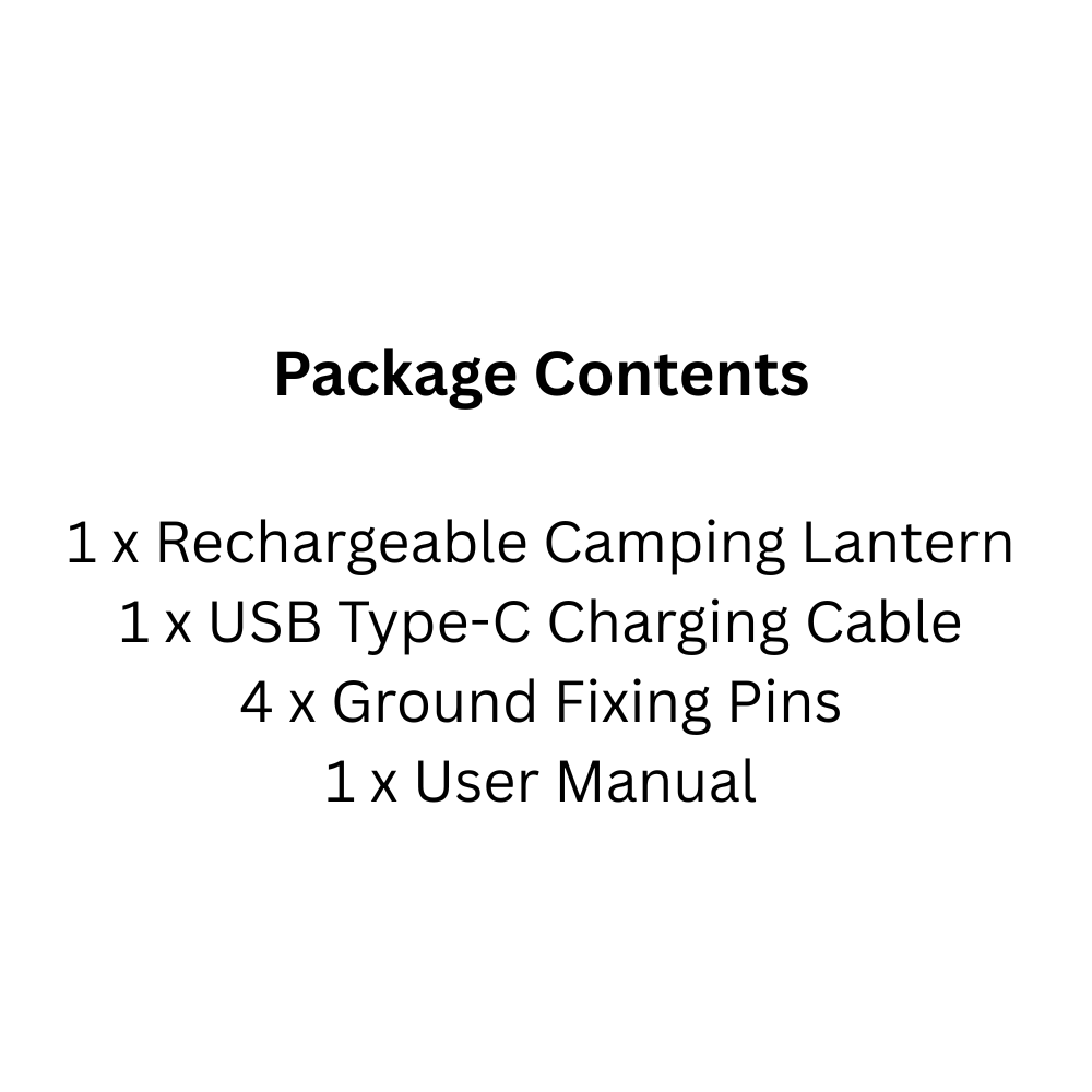 Waterproof Outdoor Lantern with Power Bank and Brightness Control