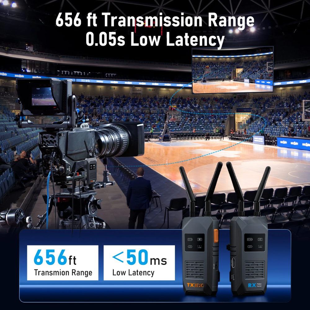 1080p 60Hz Wireless HDMI Transceiver and Receiver for Laptop to TV, Projector or Monitor