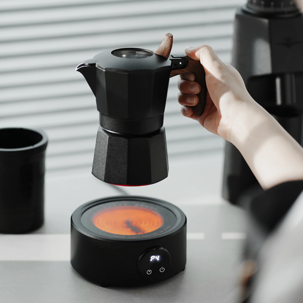Portable Electric Coffee Stove with 800W for Home or Travel Brewing