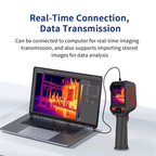 2-in-1 Infrared & 1080P Visible Thermal Camera, 512x384 Super IR, Handheld with Laser