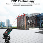 Laser Distance Meter 100m with Camera, Bluetooth & App Connectivity for Outdoor Measuring