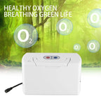 Cordless 3L Oxygen Generator with Carry Bag & Car Adapter Lightweight Home & Travel Use
