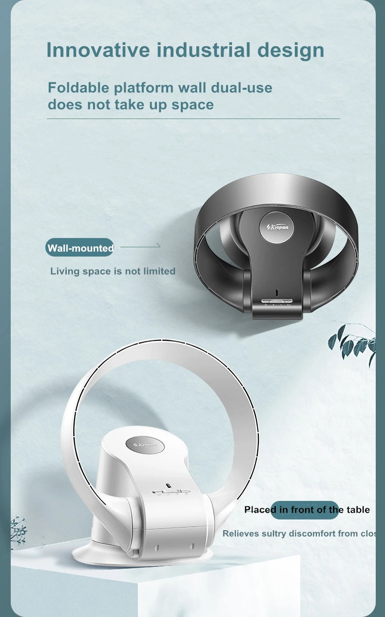 Powerful Bladeless Cooling Fan for Home or Office