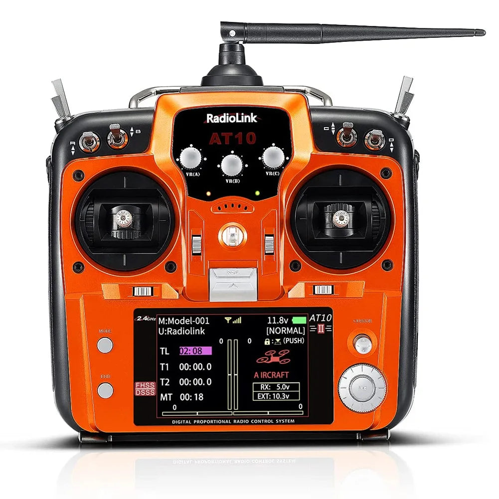 10CH RC Transmitter with Receiver and Voltage Return Kit