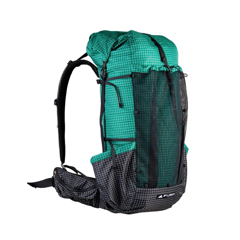 Durable 46+10L Ultralight Outdoor Backpack for Camping and Adventure Travel