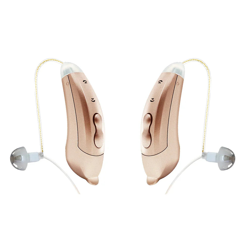 Invisible 10-Channel Hearing Aids – App-Controlled, SF101-Champagne-Pair