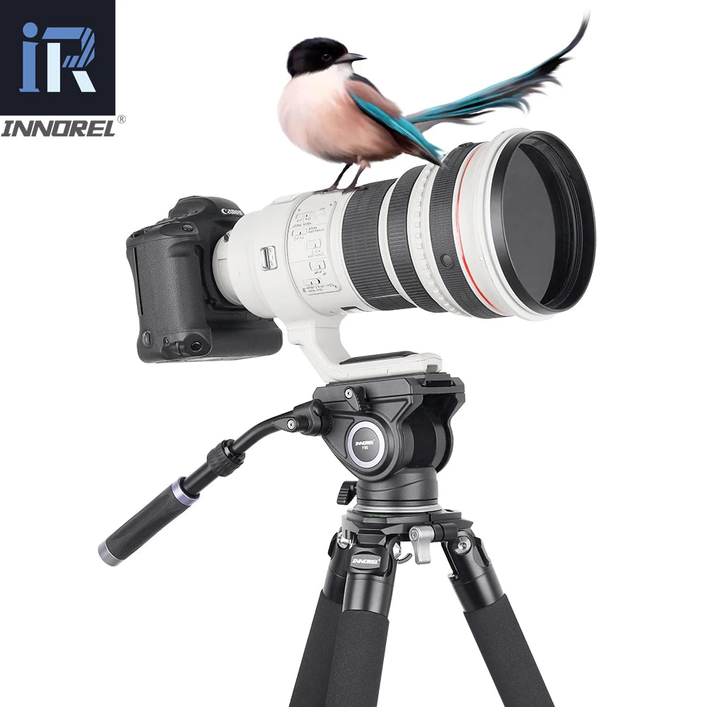 10-Layer Carbon Fiber Tripod, Heavy Duty, 4-Section Legs