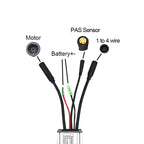 Electric Scooter Conversion Kit with Brushless Controller LCD Screen and Accessories
