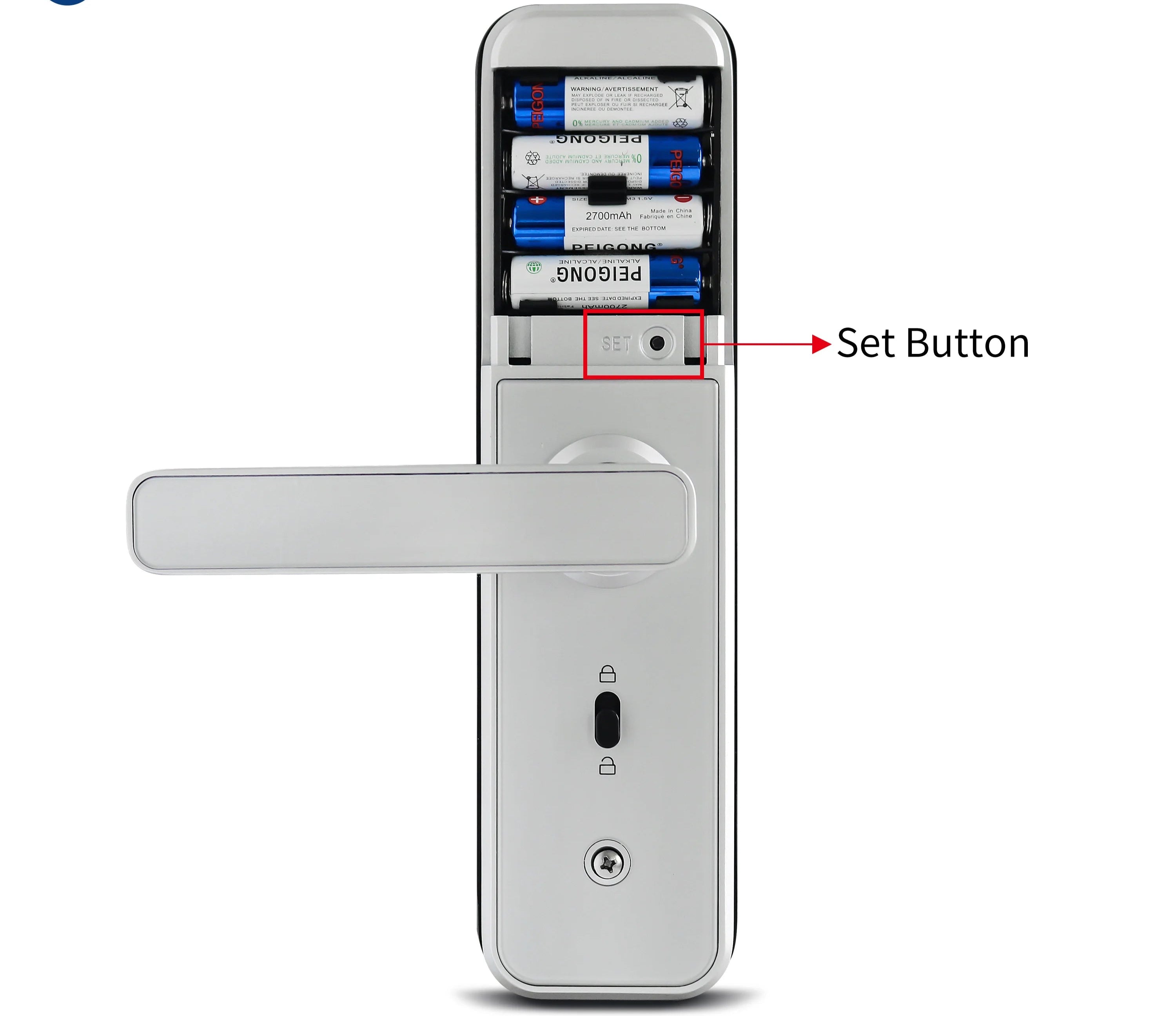 Electronic Biometric Door Lock with App, Keypad, RFID & Mechanical Keys – IP66 Waterproof