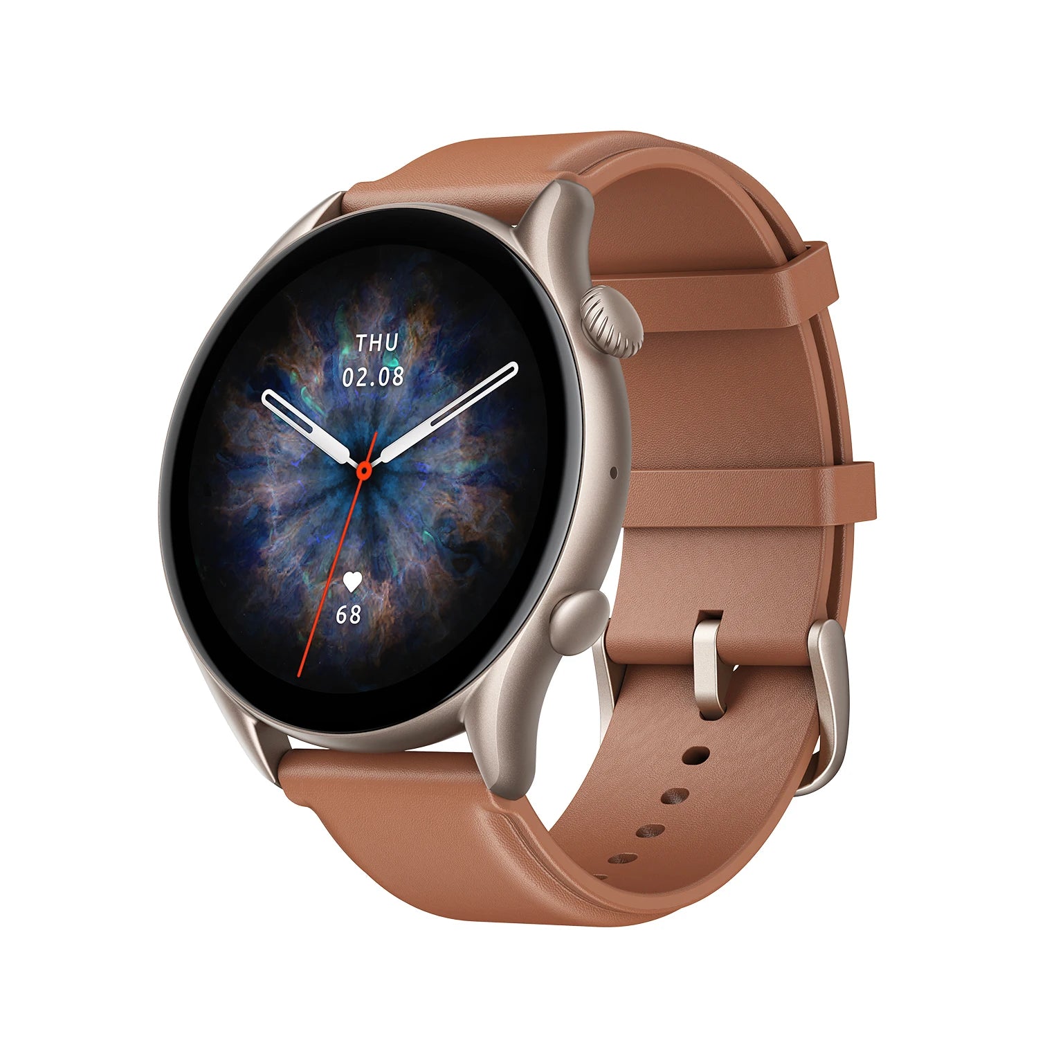 1.45" AMOLED Fitness Smartwatch with Sleep, Step & Heart Monitoring – GTR 3 Pro 46mm