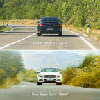 1440P Car DVR with Parking Mode and Wi-Fi Connectivity