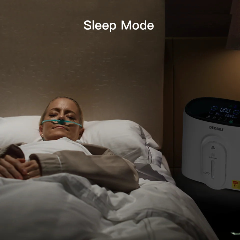 1L to 8L Portable Home Oxygen Concentrator with Nebulizer