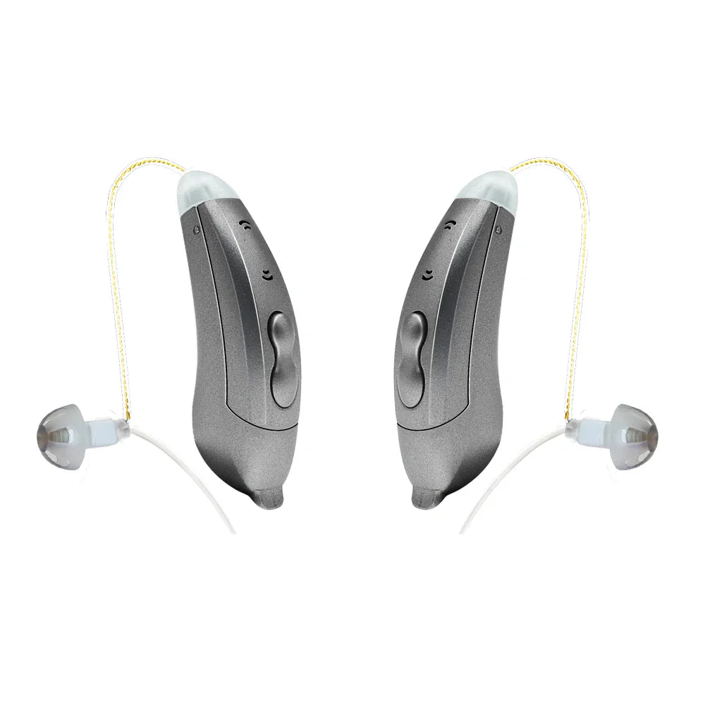 Invisible 10-Channel Hearing Aids – App-Controlled, SF101-Graphite-Pair
