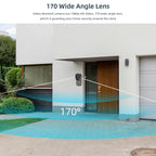 1080P Smart WiFi Doorbell with 32GB Storage, Night Vision, Motion Alerts & Chime